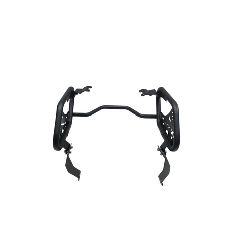 Motocare saddle stay with luggage plate installed on Hero Xtreme 250R motorcycle for saddle bag support