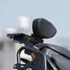 Motocare CNC luggage carrier with pillion backrest installed on Hero Xtreme 250R motorcycle