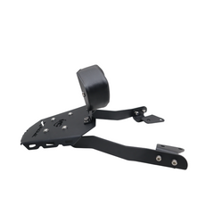 Motocare CNC luggage carrier with pillion backrest installed on Hero Xtreme 250R motorcycle