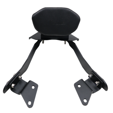 Motocare CNC luggage carrier with pillion backrest installed on Hero Xtreme 250R motorcycle