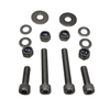 Motocare footrest foot pegs installed on Kawasaki Versys 300 for improved riding comfort and grip
