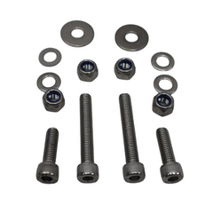 Motocare footrest foot pegs installed on Kawasaki Versys 300 for improved riding comfort and grip