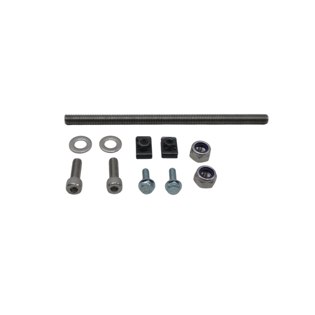 Motocare crash guard with dual sliders installed on Kawasaki Versys 300 for engine and frame protection