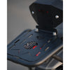Motocare pipe carrier with backrest installed on Yamaha XSR 155 motorcycle luggage rack