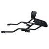 Motocare pipe carrier with backrest installed on Yamaha XSR 155 motorcycle luggage rack