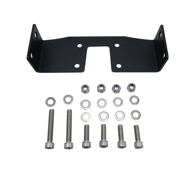 Motocare pipe carrier with backrest installed on Yamaha XSR 155 motorcycle luggage rack