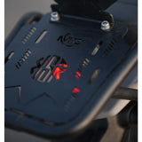 Motocare pipe carrier installed on Yamaha XSR 155 rear frame for luggage and touring bag support