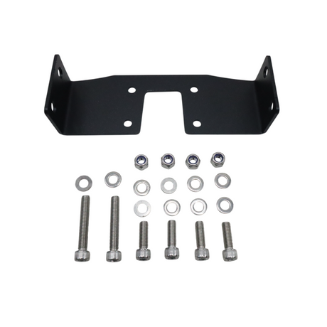 Motocare pipe carrier installed on Yamaha XSR 155 rear frame for luggage and touring bag support