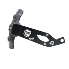 Motocare Type 1 tyre hugger installed on Yamaha XSR 155 rear wheel for mud and splash protection