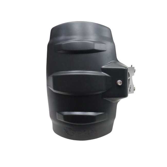 Motocare Type 1 tyre hugger installed on Yamaha XSR 155 rear wheel for mud and splash protection