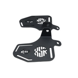 Motocare footrest installed on Yamaha XSR 155 providing rider grip and comfort
