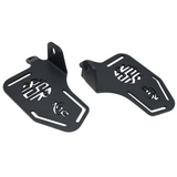 Motocare footrest installed on Yamaha XSR 155 providing rider grip and comfort