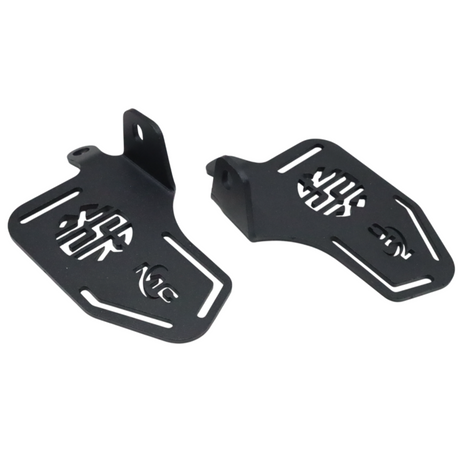 Motocare footrest installed on Yamaha XSR 155 providing rider grip and comfort