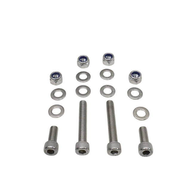 Motocare footrest installed on Yamaha XSR 155 providing rider grip and comfort