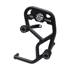 Motocare 4 slider crash guard installed on Yamaha XSR 155 providing engine and frame protection