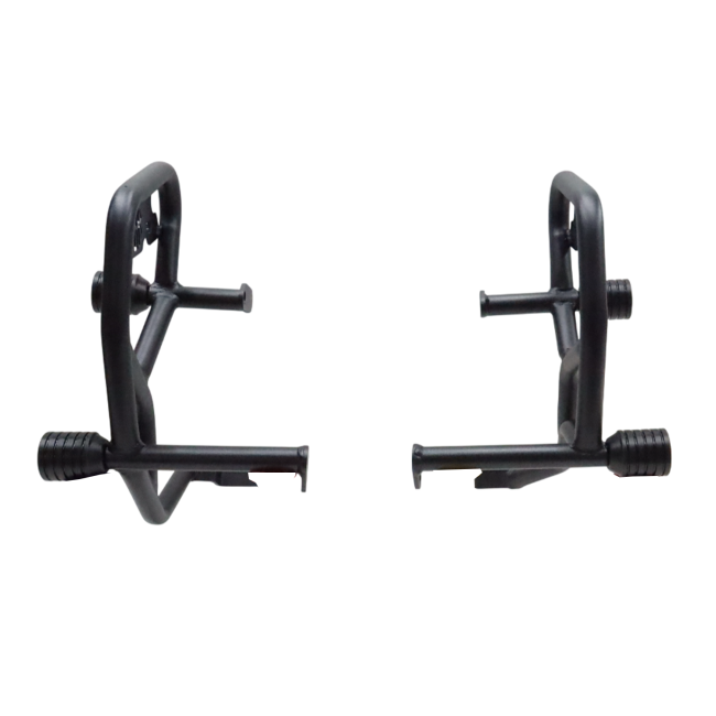 Motocare 4 slider crash guard installed on Yamaha XSR 155 providing engine and frame protection