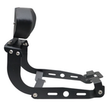 Motocare seat ring with backrest installed on Yamaha XSR 155 providing pillion support and retro styling