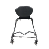 Motocare seat ring with backrest installed on Yamaha XSR 155 providing pillion support and retro styling