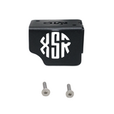 Motocare disc oil cap installed on Yamaha XSR 155 front brake fluid reservoir for protection and styling