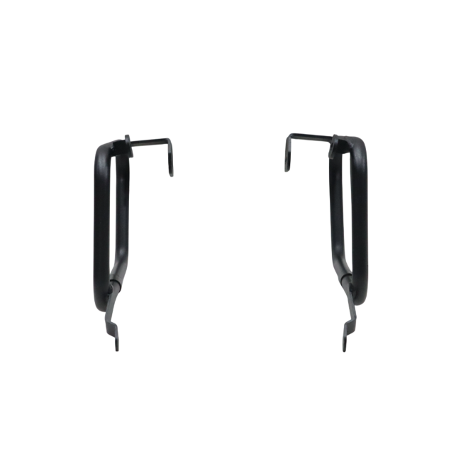 Motocare saddle stay with plate installed on Yamaha XSR 155 for saddle bag and touring luggage support