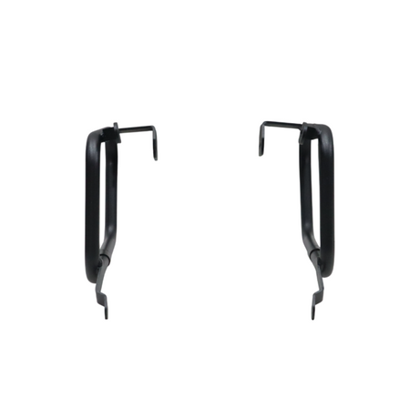 Motocare saddle stay with plate installed on Yamaha XSR 155 for saddle bag and touring luggage support