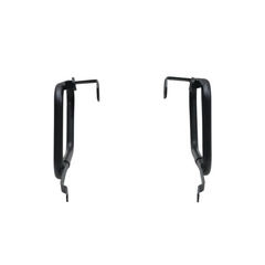 Motocare saddle stay with plate installed on Yamaha XSR 155 for saddle bag and touring luggage support