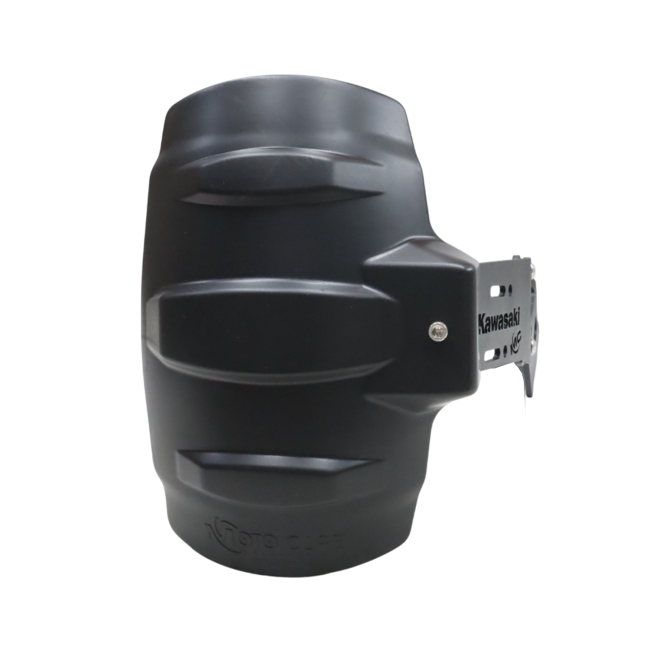 Motocare rear tyre hugger installed on Kawasaki Versys 300 motorcycle