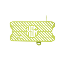 Motocare radiator guard for Yamaha XSR 155 available in silver green and red protecting the radiator from road debris