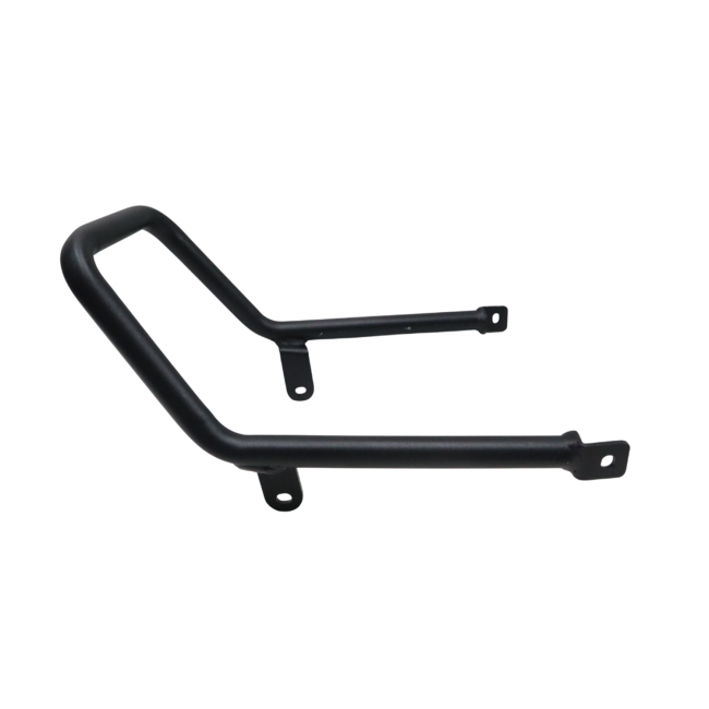 Motocare pipe seat ring installed on Yamaha XSR 155 rear frame for retro styling and tail protection