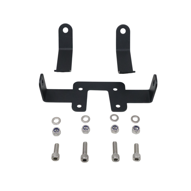 Motocare pipe seat ring installed on Yamaha XSR 155 rear frame for retro styling and tail protection