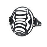 Motocare headlight grill installed on Yamaha XSR 155 protecting the headlamp from road debris