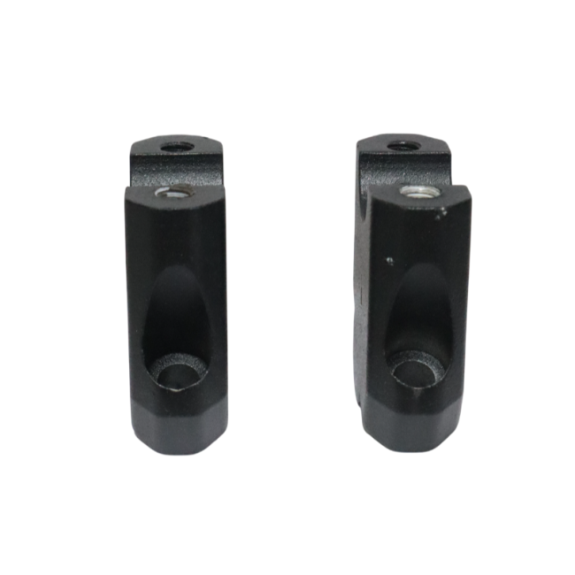 Motocare handlebar riser installed on Yamaha XSR 155 for improved riding comfort and handlebar height adjustment