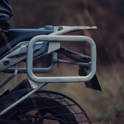 Hyperrider BMW G 310 GS Silver Saddle Stay Pannier and Saddle Bag Mounting Frame