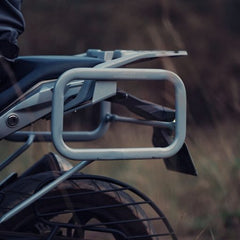 Hyperrider BMW G 310 GS Silver Saddle Stay Pannier and Saddle Bag Mounting Frame