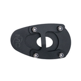 Motocare side stand extender installed on Yamaha XSR 155 kickstand for improved parking stability