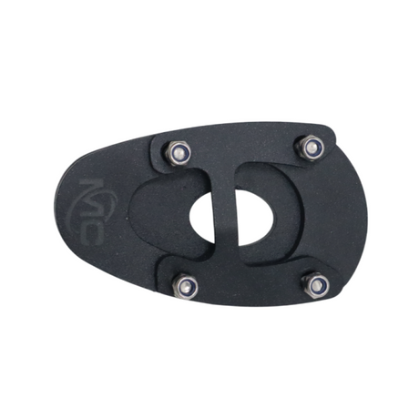 Motocare side stand extender installed on Yamaha XSR 155 kickstand for improved parking stability