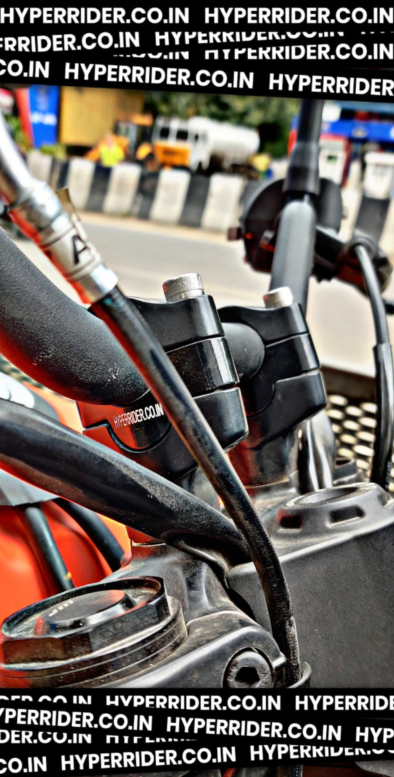 Hyperrider Handlebar Riser for KTM Adventure 250 390 and Husqvarna Svartpilen 250 OEM Style Ergonomic Handlebar Upgrade