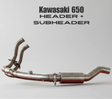 Barrel Rogue 2.0 stainless steel slip-on exhaust for Kawasaki Z650 motorcycle