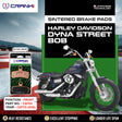 CRANK1 CB754 Sintered Front Brake Pads for Harley Davidson Dyna Street Bob Upto 2018 and compatible Harley Davidson motorcycles