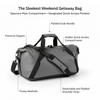 Vantora LUNA Duffle Bag 30L | Water-Resistant Travel & Gym Duffle with Shoulder Sling