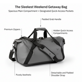 Vantora LUNA Duffle Bag 30L | Water-Resistant Travel & Gym Duffle with Shoulder Sling