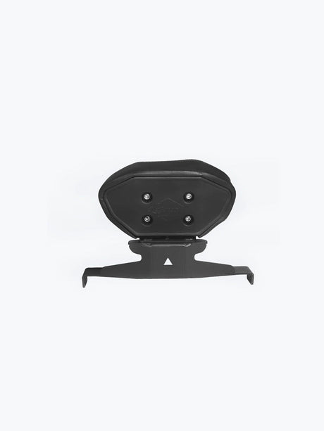 Legendary Custom Interceptor 650 backrest black mild steel pillion support