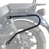 Auto Engina Saddle Stay for Royal Enfield Meteor 350 with 19mm Mild Steel Tubes and 8kg Per Side Soft Luggage Capacity in Gloss Black