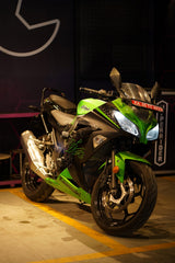Hyperrider Frame Sliders for Kawasaki Ninja 300 Frame and Fairing Protection