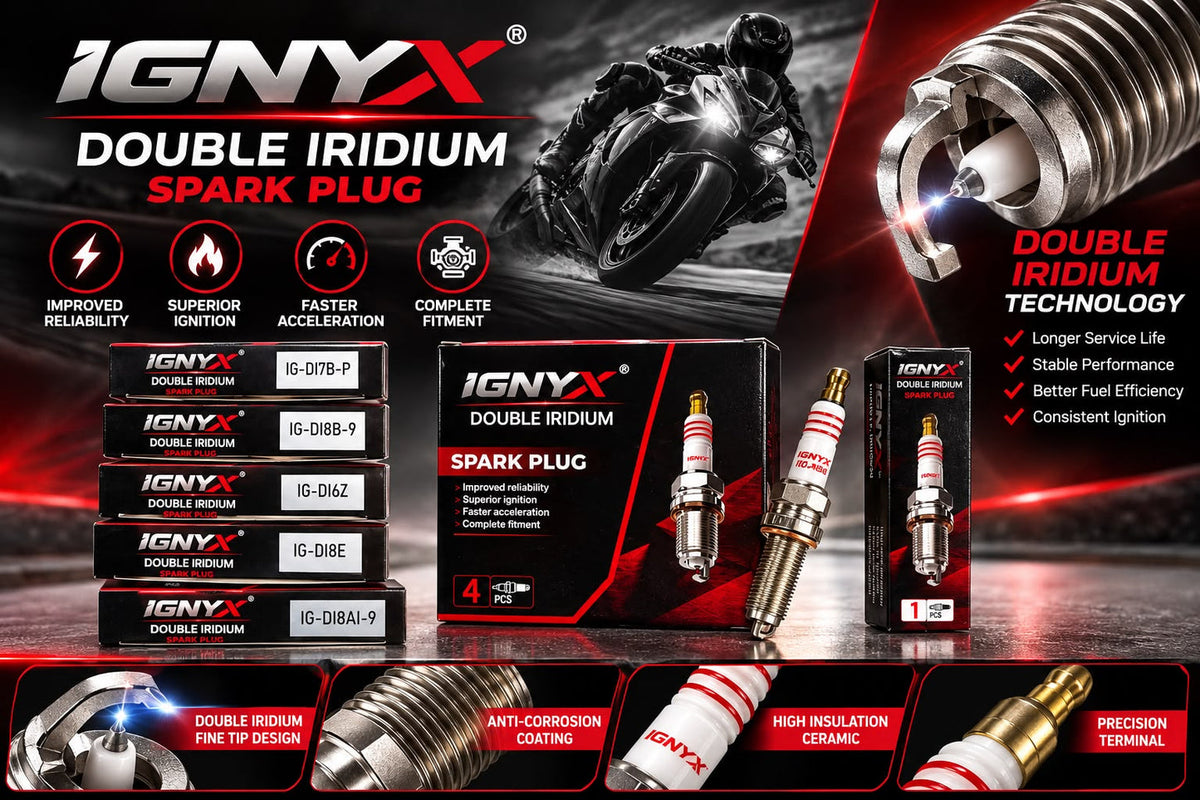 IGNYX IG-DI6Z Double Iridium Motorcycle Spark Plug