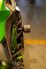 Hyperrider Frame Sliders for Kawasaki Ninja 300 Frame and Fairing Protection