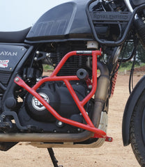 Mototorque Guardian crash guard red Royal Enfield Himalayan heavy duty engine protection