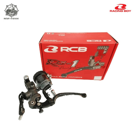RCB RS-1 17mm LH forged master brake pump with carbon lever 01BP030T