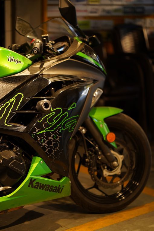 Hyperrider Frame Sliders for Kawasaki Ninja 300 Frame and Fairing Protection