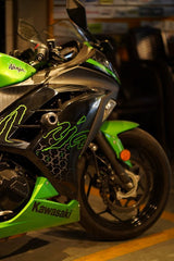 Hyperrider Frame Sliders for Kawasaki Ninja 300 Frame and Fairing Protection